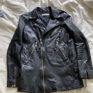 Genuine Leather Moto Jacket